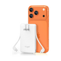 TG90° 5000mAh Small Portable Charger Built in AC Wall Plug