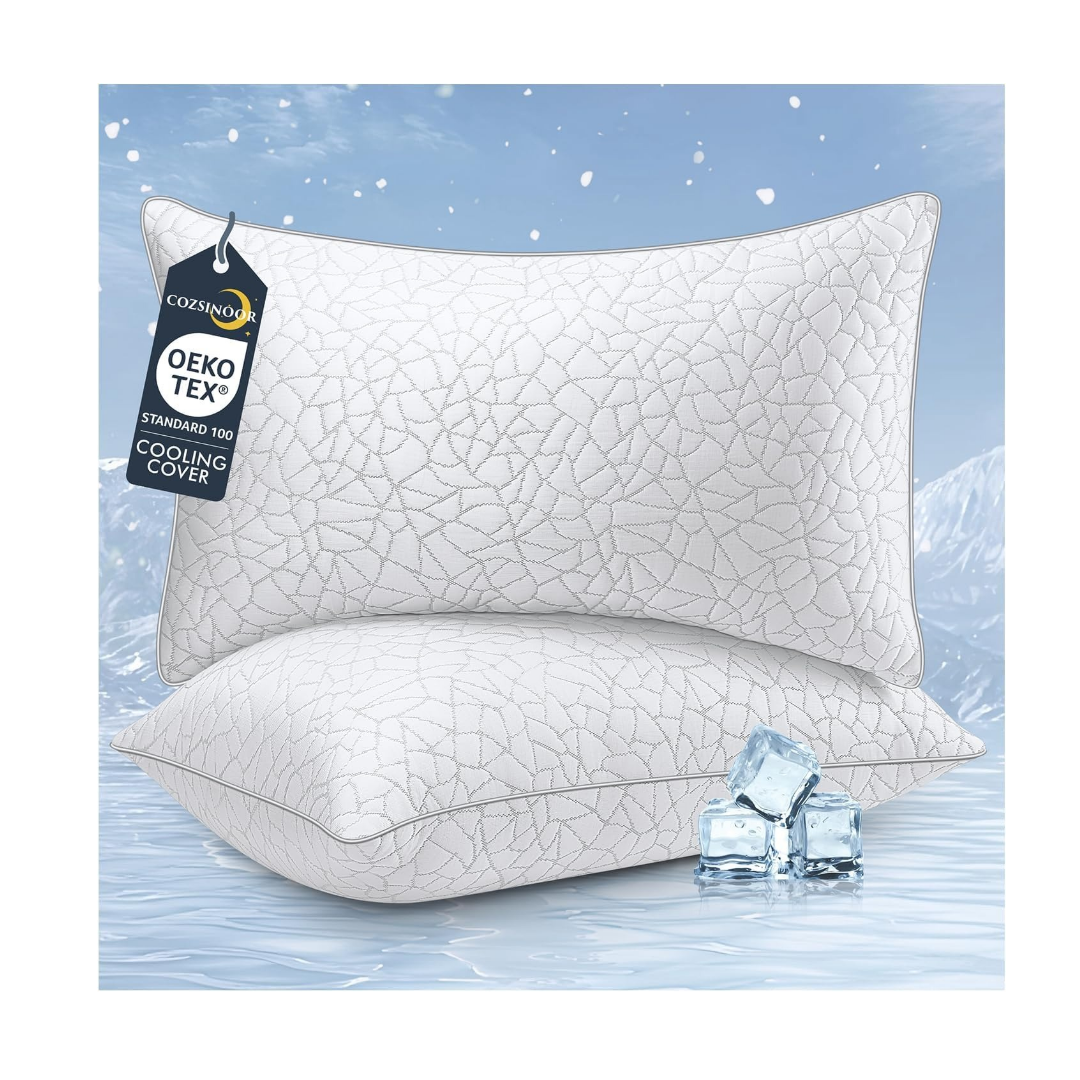 Bed Pillows Queen Size - Set of 2