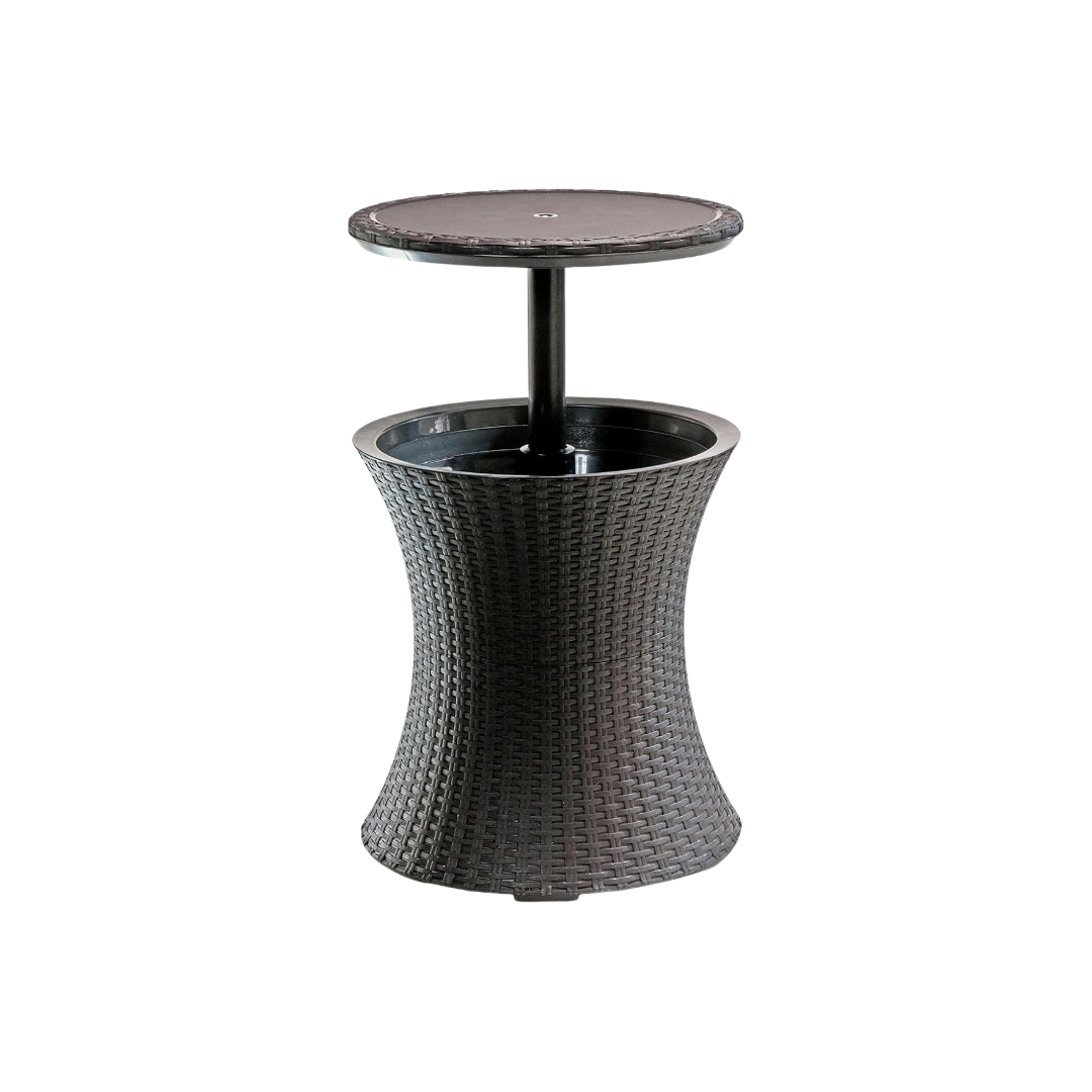 Keter Pacific Cool Bar Outdoor Patio Furniture and Hot Tub Side Table