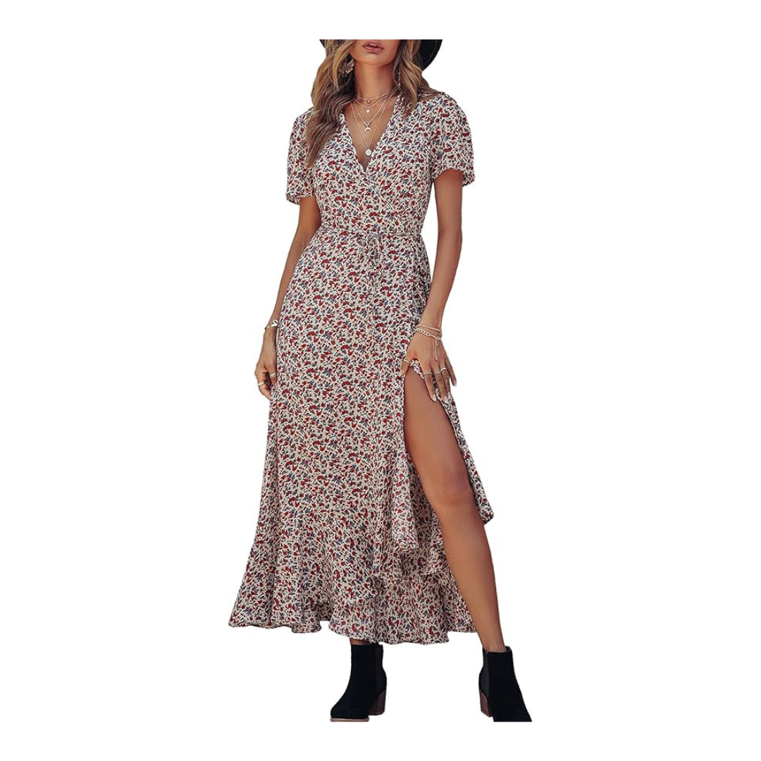 Summer Wrap Maxi Dress