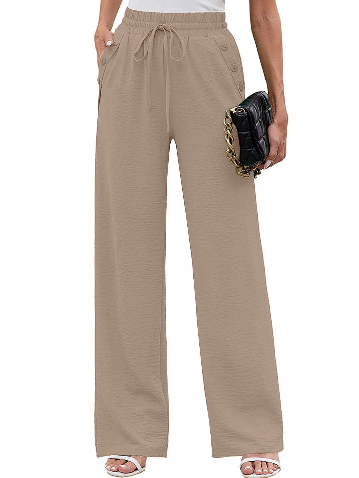 Women Wide Leg Pants with Pockets