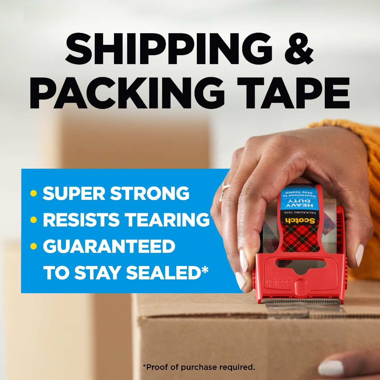 Scotch Heavy Duty Shipping Packing Tape