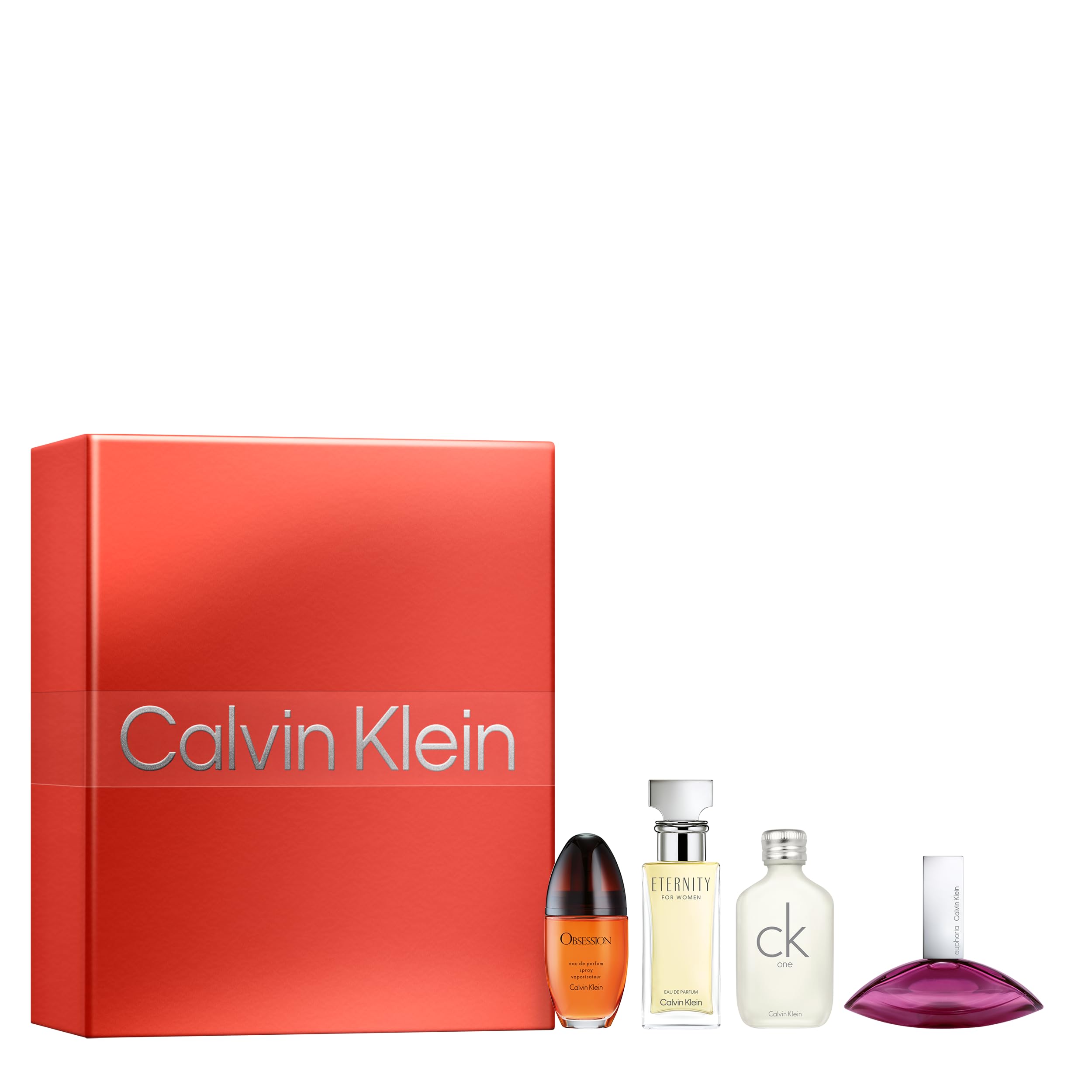 Calvin Klein Women's Multiline Travel Size Perfume Holiday Giftset 4-pc Set