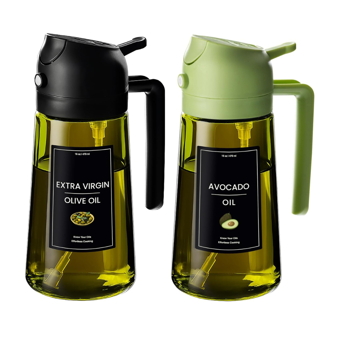 2 in 1 Olive Oil Sprayer for Cooking