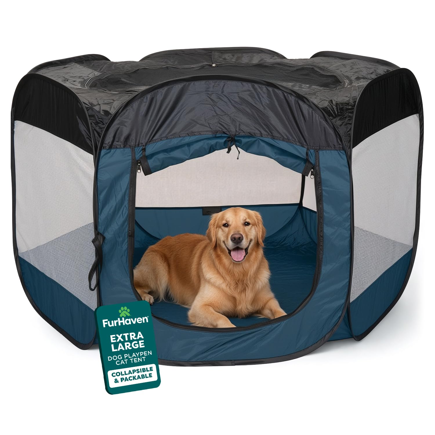 Portable Pet Playpen for Dogs & Cats