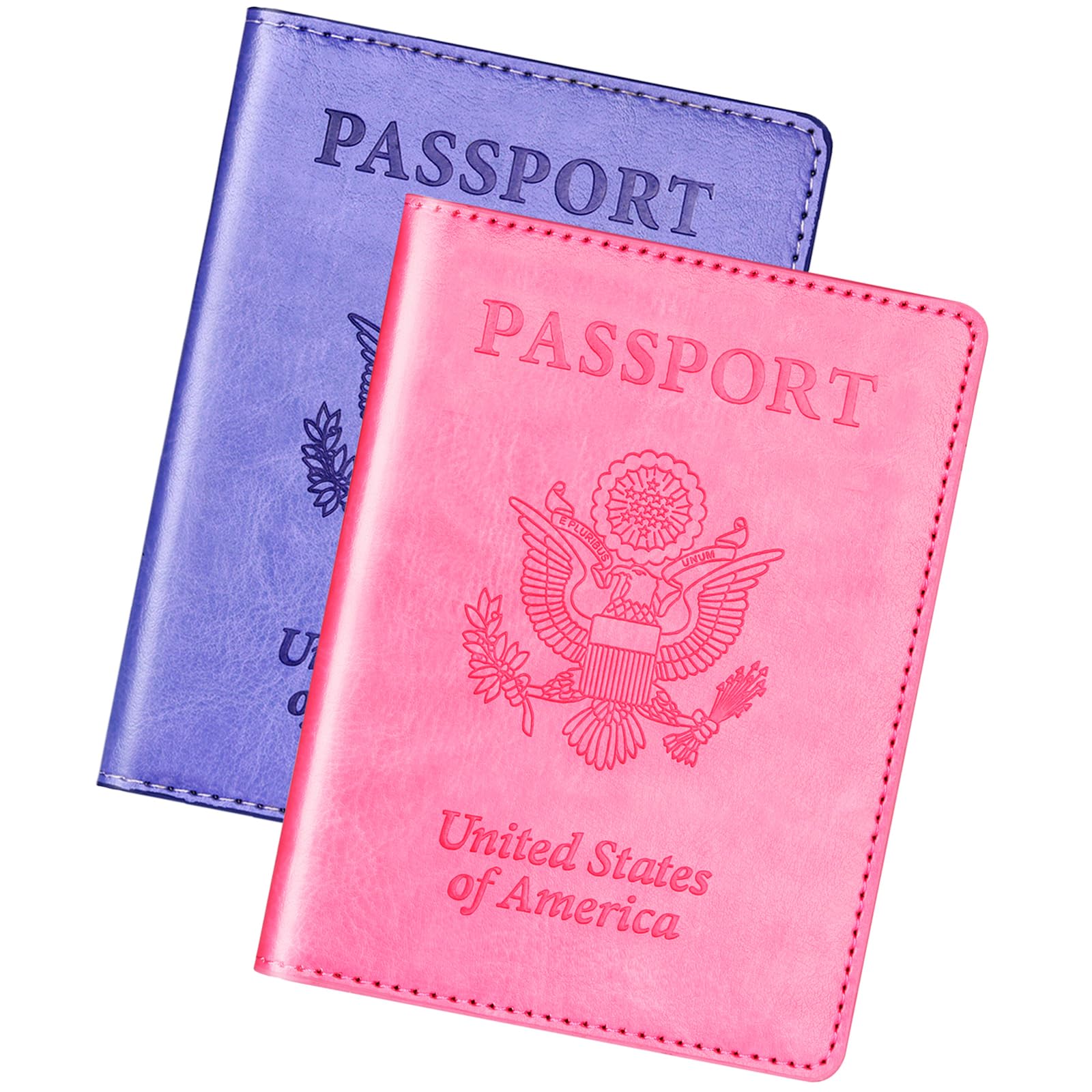 Passport Holder for Travel Cruise Essentials 2 Pcs