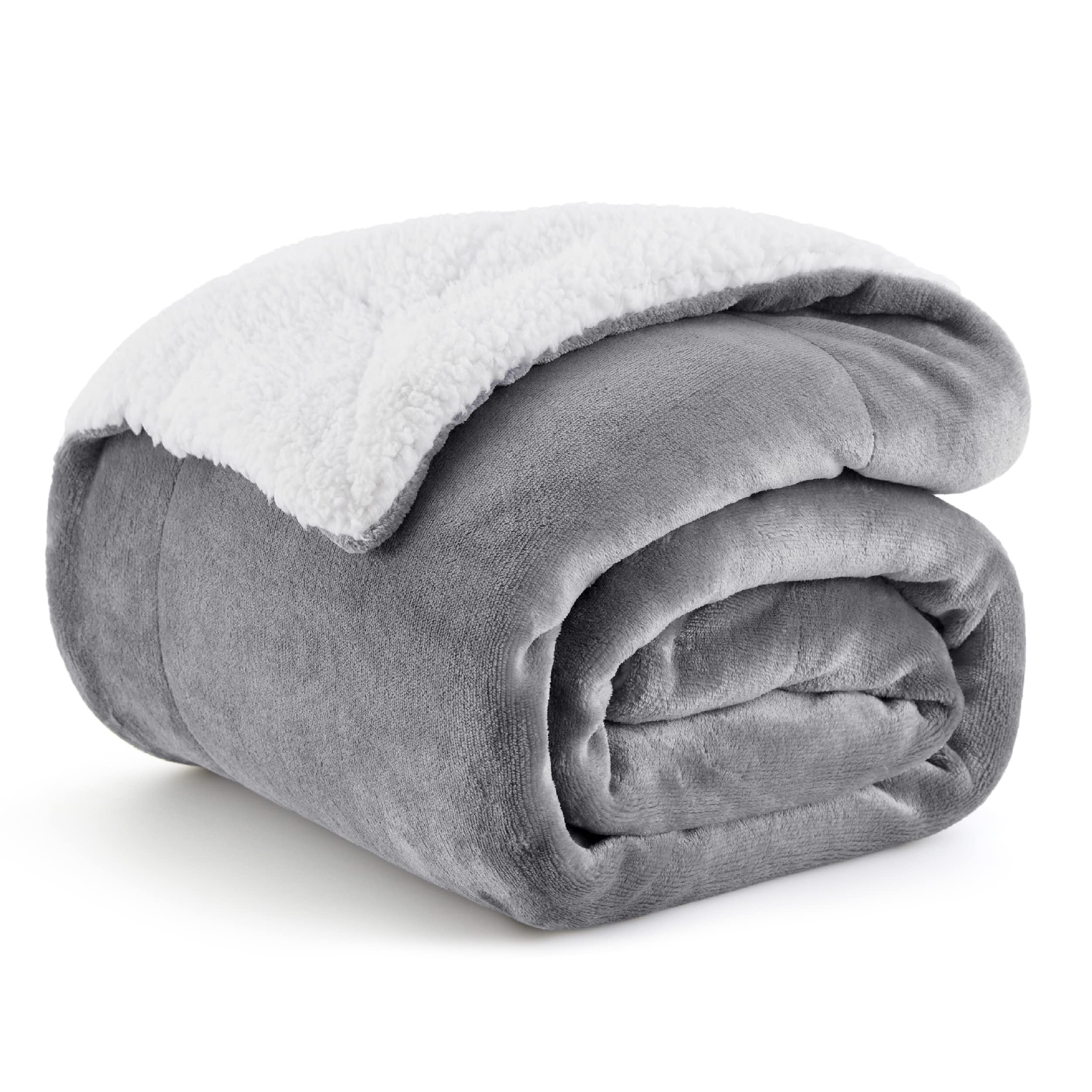 Sherpa Fleece Throw Blanket