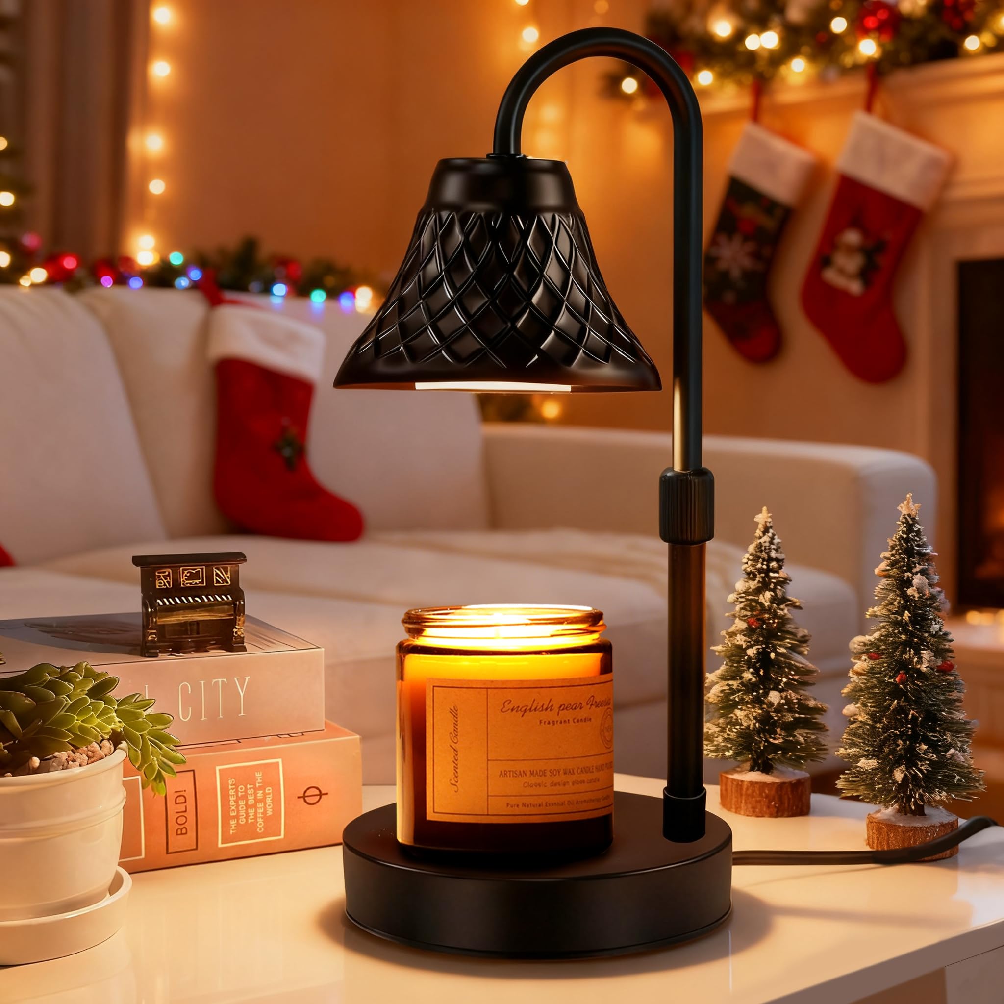 Adjustable Candle Warmer Lamp with Timer