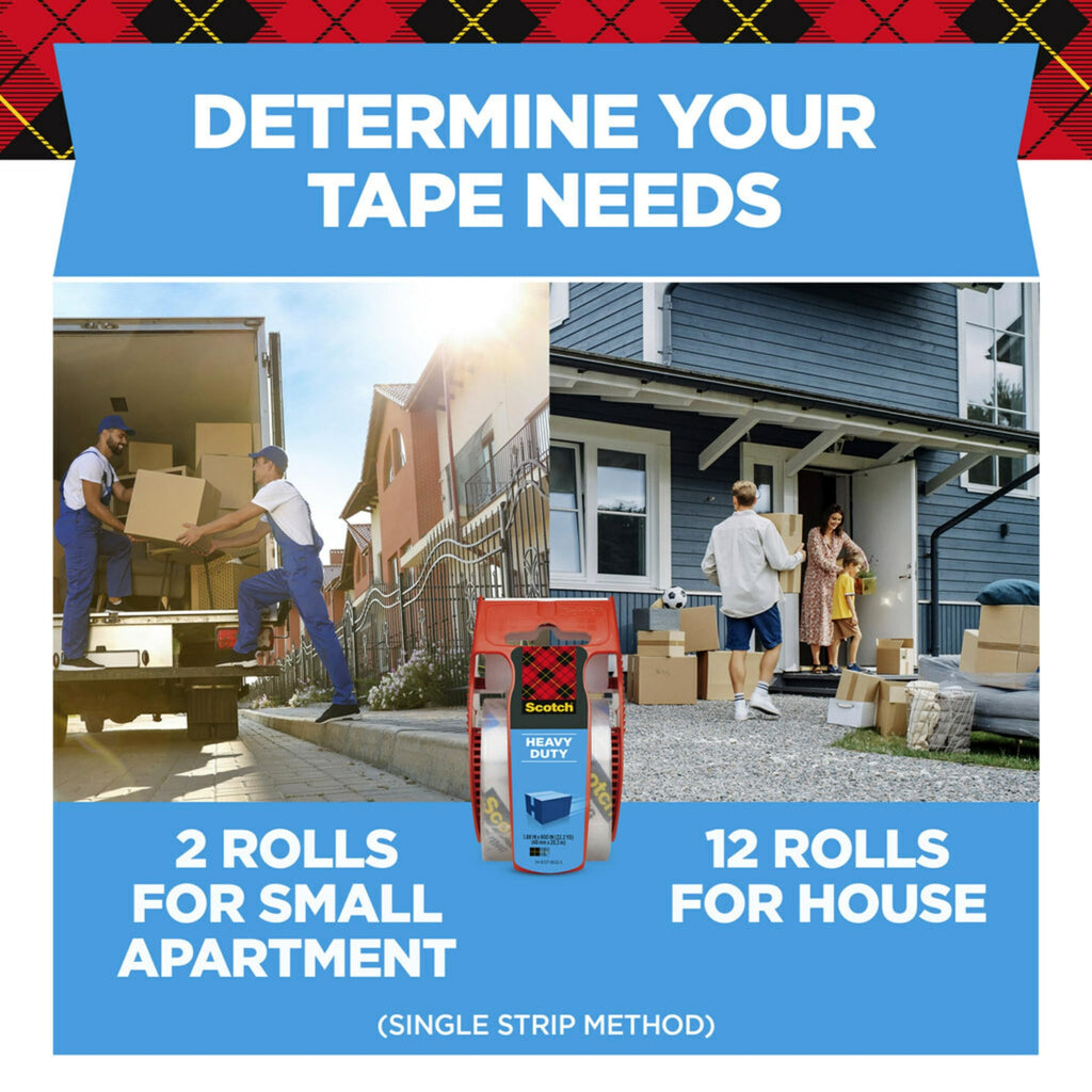 Scotch Heavy Duty Shipping Packing Tape
